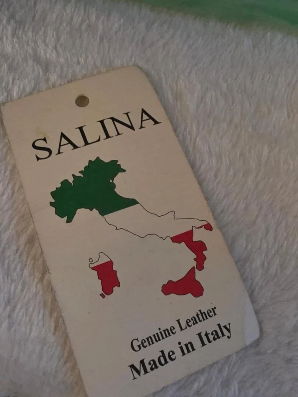 Salina Italian Genuine Leather Hand-Tooled Floral Satchel Bag